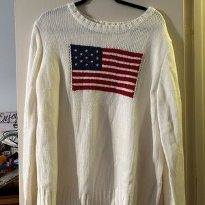 American Flag Sweater